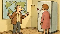 Vic: Včeraj sem na steno obesil zemljevid