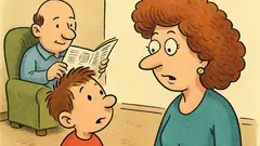 Vic: Sin vpraša mami, zakaj je plešast