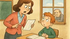 Vic: Učiteljica Pepčku: spet narobe domača!