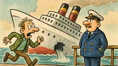 Vic: Prestrašen potnik priteče h kapitanu…