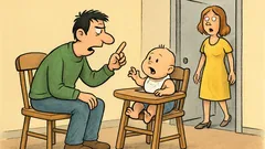 Vic: Oče: Reci ‘ata’...