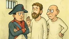 Vic: Stoji skupinica norcev v norišnici...