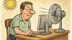 Vic: Kaj naredi programer, ko mu je vroče?