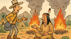 Vic: Popotnik opazi dva dimna signala