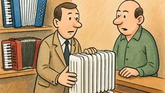 Vic: Policist v civilu kupuje harmoniko