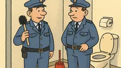 Vic: Se pogovarjata dva policista o WC-ju