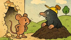 Vic: Miški se zruši strop v luknji