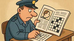 Vic: Policist rešuje križanko: »Glej sliko…«