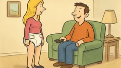 Vic: Zakaj blondinka nosi plenice?