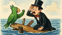 Vic: Na ladji čarodej in pametni papagaj