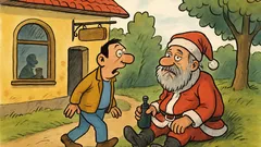 Vic: Haso zagleda pijanega Dedka Mraza