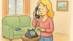 Vic: Blondinka si reče: Pozabila telefon?