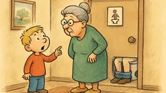 Vic: Pepček vpraša babico: Zakaj Bog stranišče?