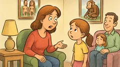 Vic: Mami, kako so nastali prvi starši?