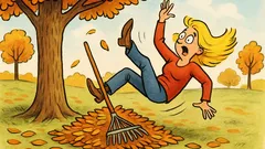 Vic: Kako si blondinka zlomi nogo?