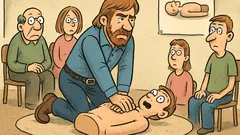 Vic: Chuck Norris pride na tečaj oživljanja...