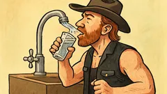 Vic: Chuck Norris na eks spije vodo