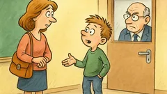 Vic: Nova učiteljica reče: »Marko …«