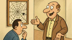 Vic: Pogovor v kotu umetnostne galerije…