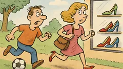 Vic: Moški pravijo: tekamo tudi za žogo