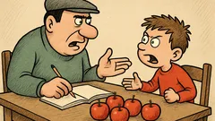 Vic: Oče iz Zemuna uči sina matematiko…