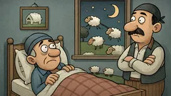 Vic: Mujo ne more zaspati — štejem ovce?