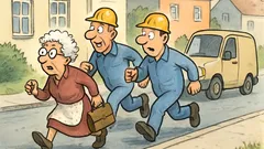 Vic: Starejši plinar izzove mlajšega na tek