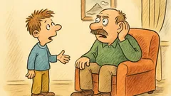 Vic: Sin vpraša očeta: »Ati, kaj je skleroza?«