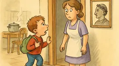 Vic: Mali Janezek pribrca domov