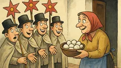 Vic: Koledniki končajo koledo, teta ponudi jajca