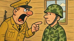 Vic: Poveljnik se zadere na vojaka…