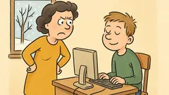 Vic: Prvega januarja mama vpraša sina