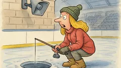 Vic: Plavuša gre na led lovit