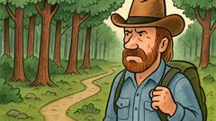 Vic: Chuck Norris se je izgubil v gozdu...