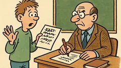 Vic: Učenec: Kaj ste mi napisali?