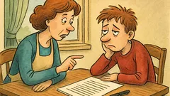 Vic: Mama: Kako je bilo v šoli?