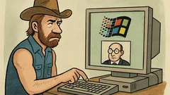 Vic: Ko si Chuck Norris želi namestiti Windows