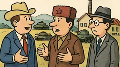 Vic: Pogovarjajo se Američan, Sovjet in Čehoslovak