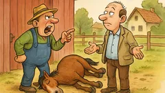 Vic: Razjarjeni kmet se dere na soseda