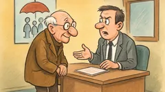 Vic: V zavarovalnico pride star dedek...