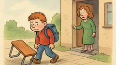 Vic: Ivica pride iz šole čisto nerazpoložen