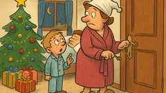 Vic: Tetka je prišla k družini na božič