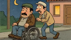 Vic: Mujo pijan sede na voziček