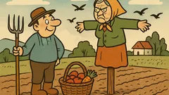 Vic: Lojza na njivo postavi taščo