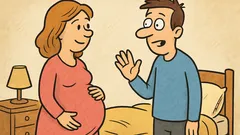 Vic: »Dragi, noseča sem!«