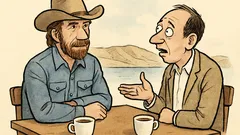 Vic: Chuck Norris se pogovarja z moškim