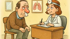 Vic: Mož pride k zdravnici zaradi simptomov