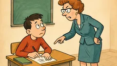 Vic: Perica piše izpit iz matematike…