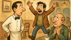 Vic: Vstopi Mujo v kavarno in zavpije…