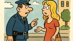 Vic: Policist plavolaski: povejte mi svoje ime